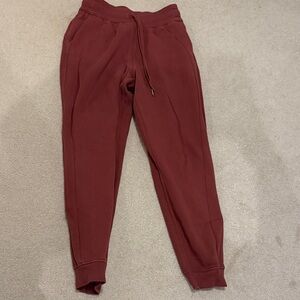 Lululemon Athletica Maroon Joggers